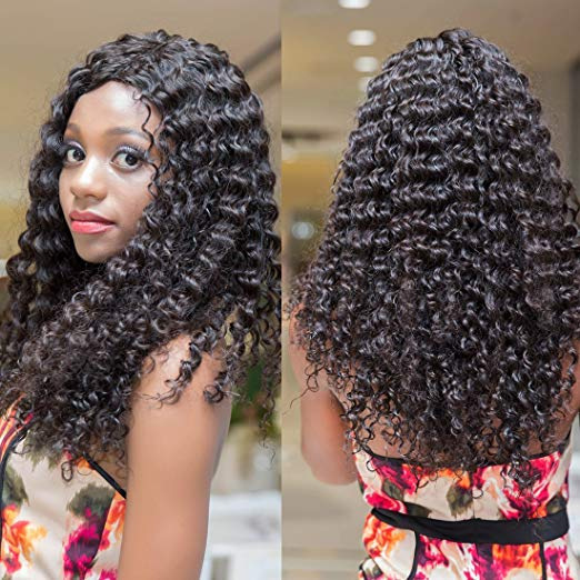 Peruvian Unprocessed Curly Remy 100% Virgin Human Hair Wave Natural Color 4 Bundles